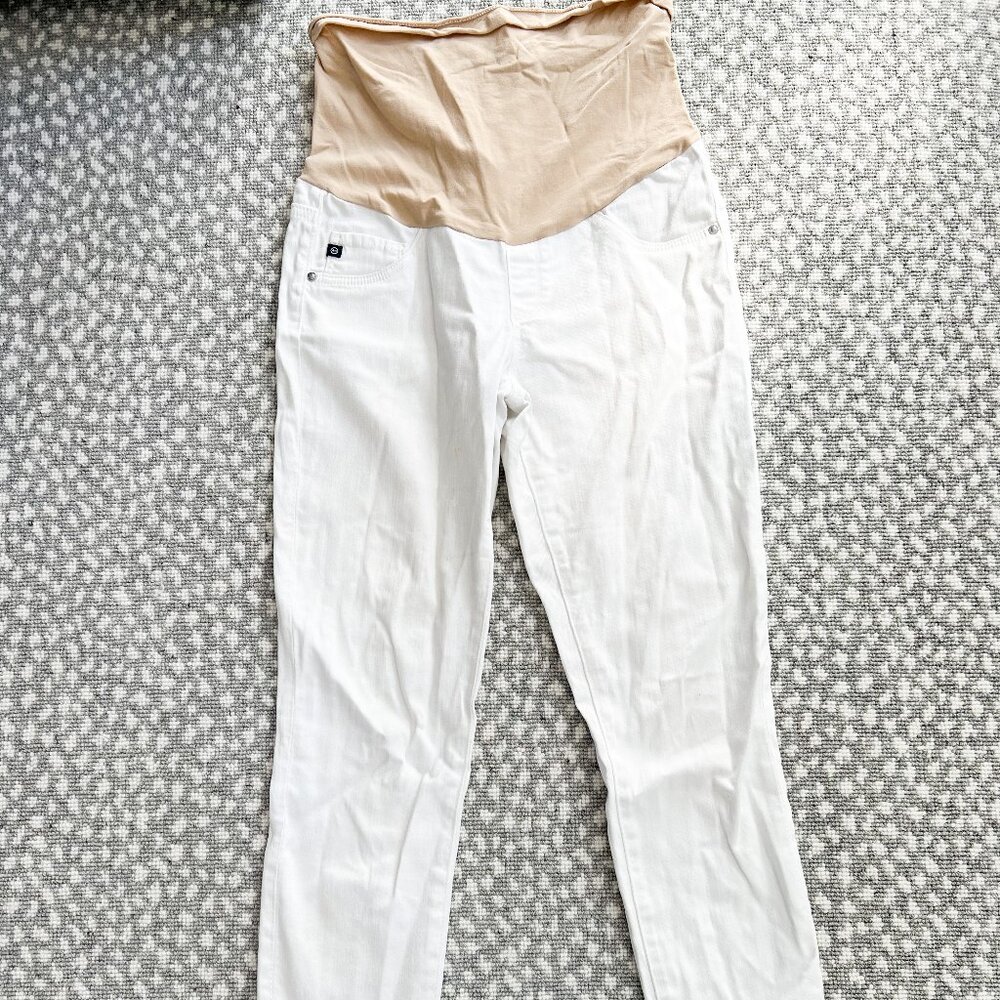 AG Skinny White  maternity jeans- Size 27R